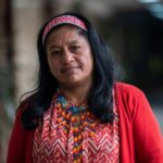 Aida Quilcué pidió a Uribe respetar las comunidades indígenas
